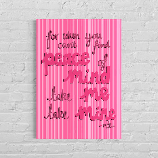 Take me, take mine print