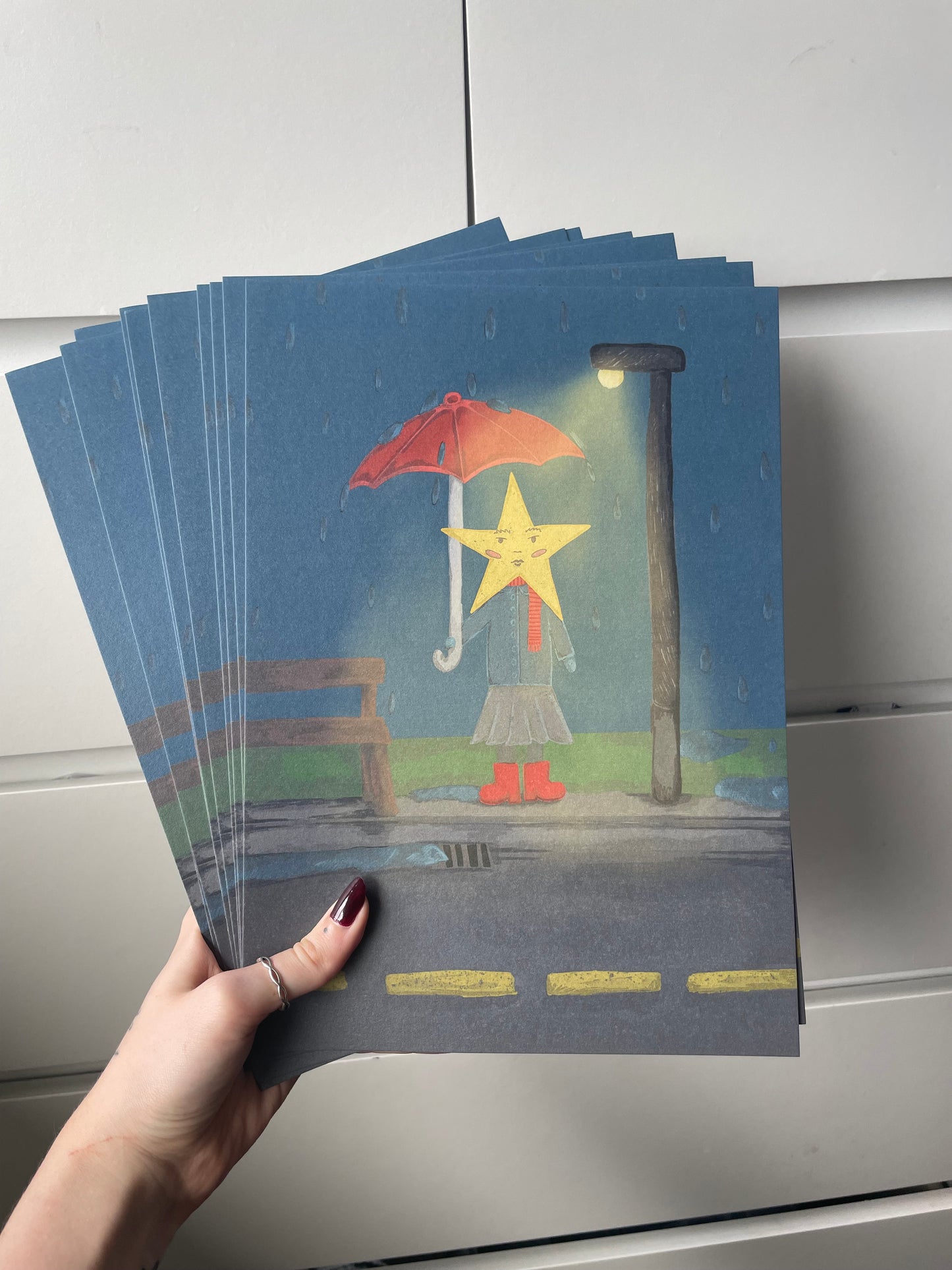 Staying dry print